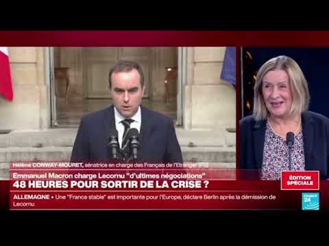 Ma participation à l&#039;émission spéciale de France 24 sur la démission de Sébastien Lecornu