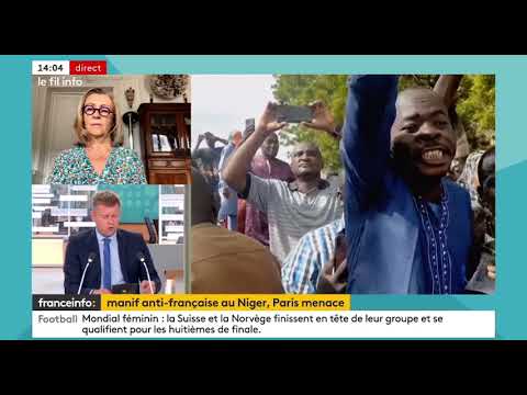 Mon interview sur France Info pour réagir à l&#039;aggravation de la situation politique au Niger