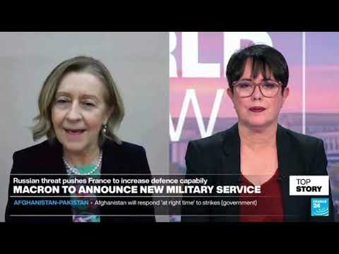 Mon interview sur France 24 English pour réagir à l&#039;instauration d&#039;un service militaire volontaire