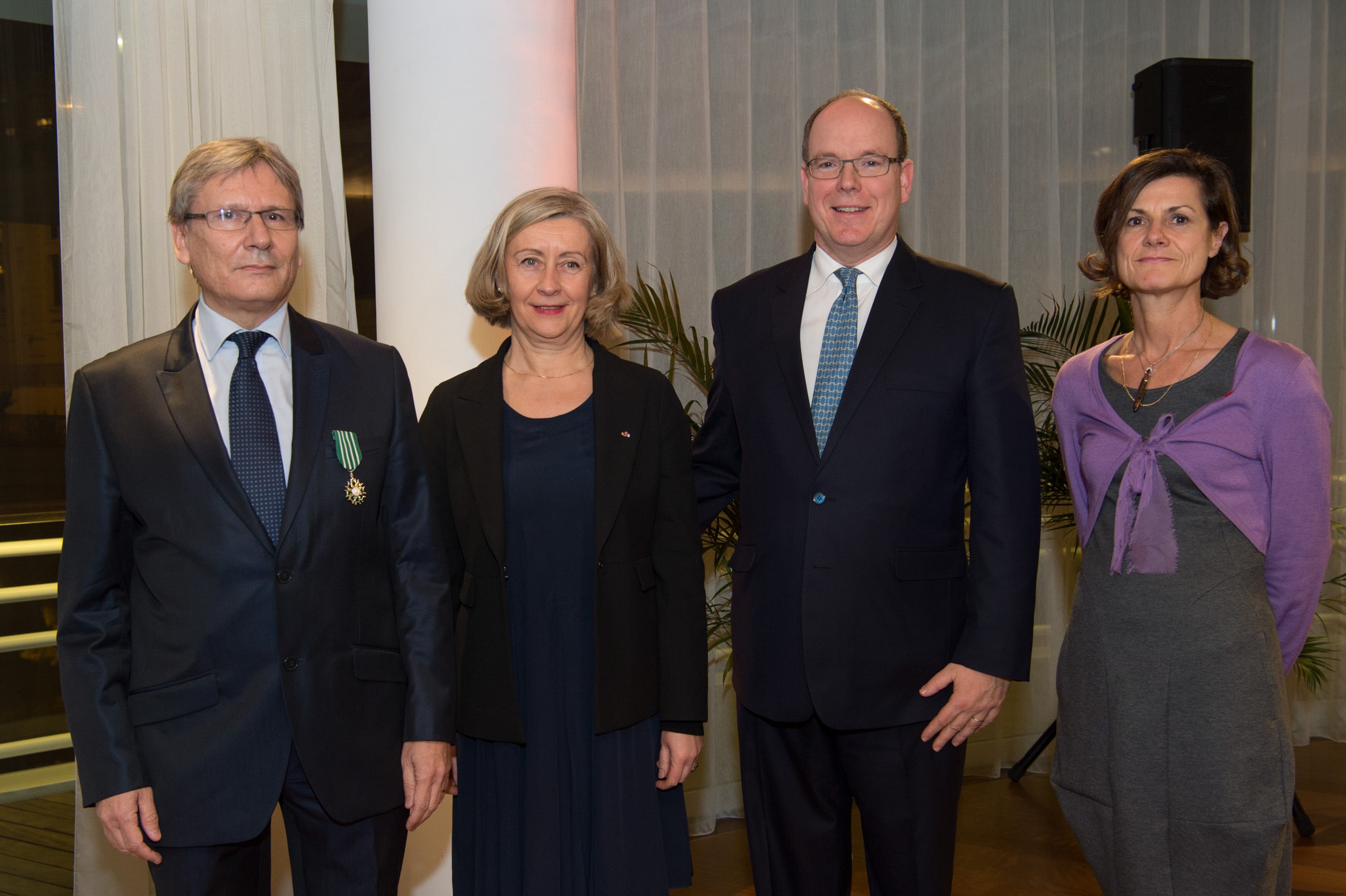 Cérémonie de remise d’insignes d’Alain Pastor à Monaco