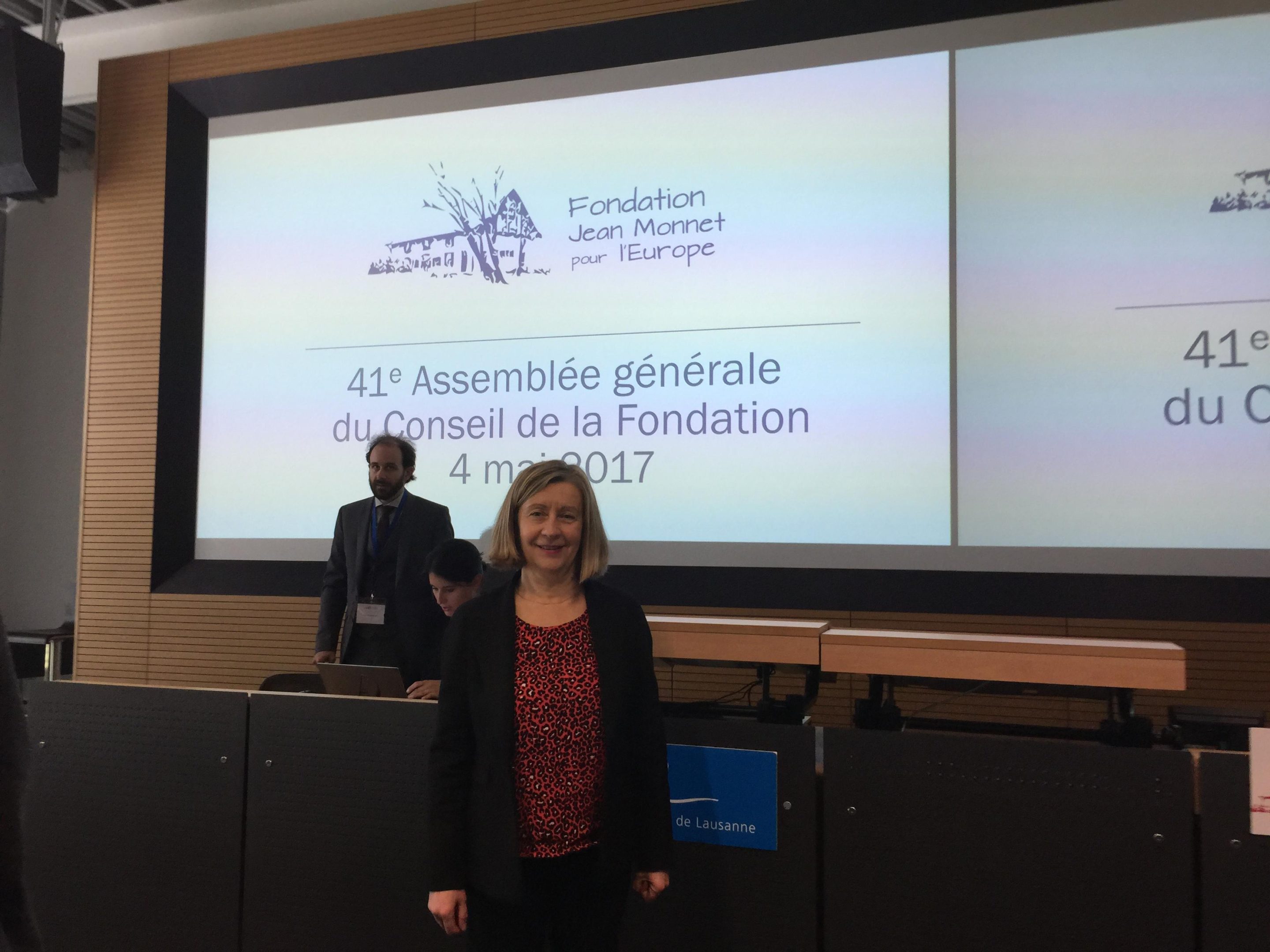 Mon déplacement à Lausanne pour la 41ème assemblée générale de la Fondation Jean Monnet