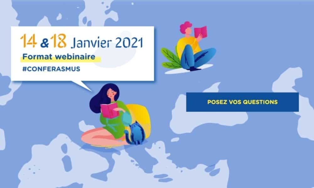 Une conférence en ligne pour présenter le nouvel Erasmus+ : inscrivez-vous pour les 14 et 18 janvier