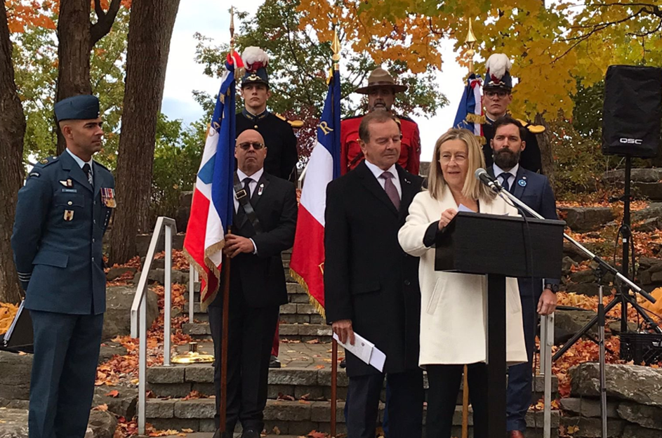 Mon discours lors de l’inauguration du monument Amicitia pour célébrer l’amitié franco-canadienne