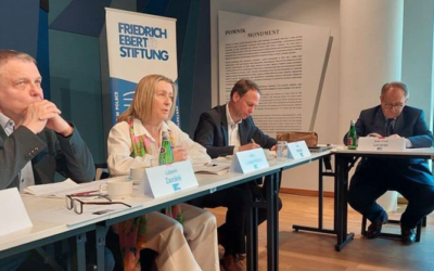 Ma participation à un colloque organisé par la Fondation Friedrich-Ebert-Stiftung à Varsovie sur la guerre en Ukraine et la sécurité européenne