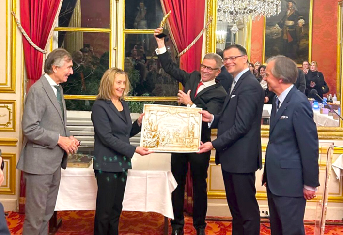 Ma participation à la remise de la Palme d’Or du Mécénat à la Fondation Velux