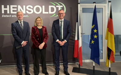 Visite du site d&rsquo;Hensoldt, entreprise du secteur de la défense et leader français dans la cryptographie, la cybersécurité et l&rsquo;IFF