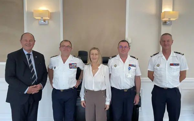 Déplacement à Cherbourg pour visiter le site de production de Naval Group des sous-marins SNLE 3G
