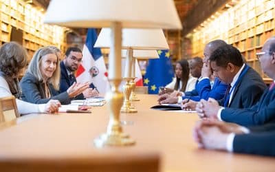 Réunion de travail avec une délégation de parlementaires de République dominicaine dans le cadre des travaux du groupe d’amitié France – Caraïbes