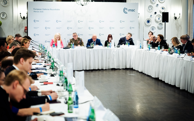 Mon déplacement à Varsovie et ma participation à un cycle de réunions organisé par la Munich Security Conference